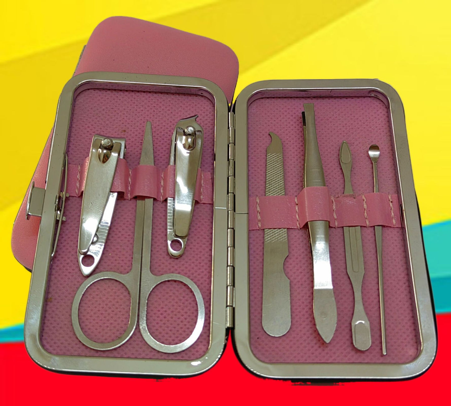 7-Piece Nail Care Set with Clippers and Tools - Swamp's Store