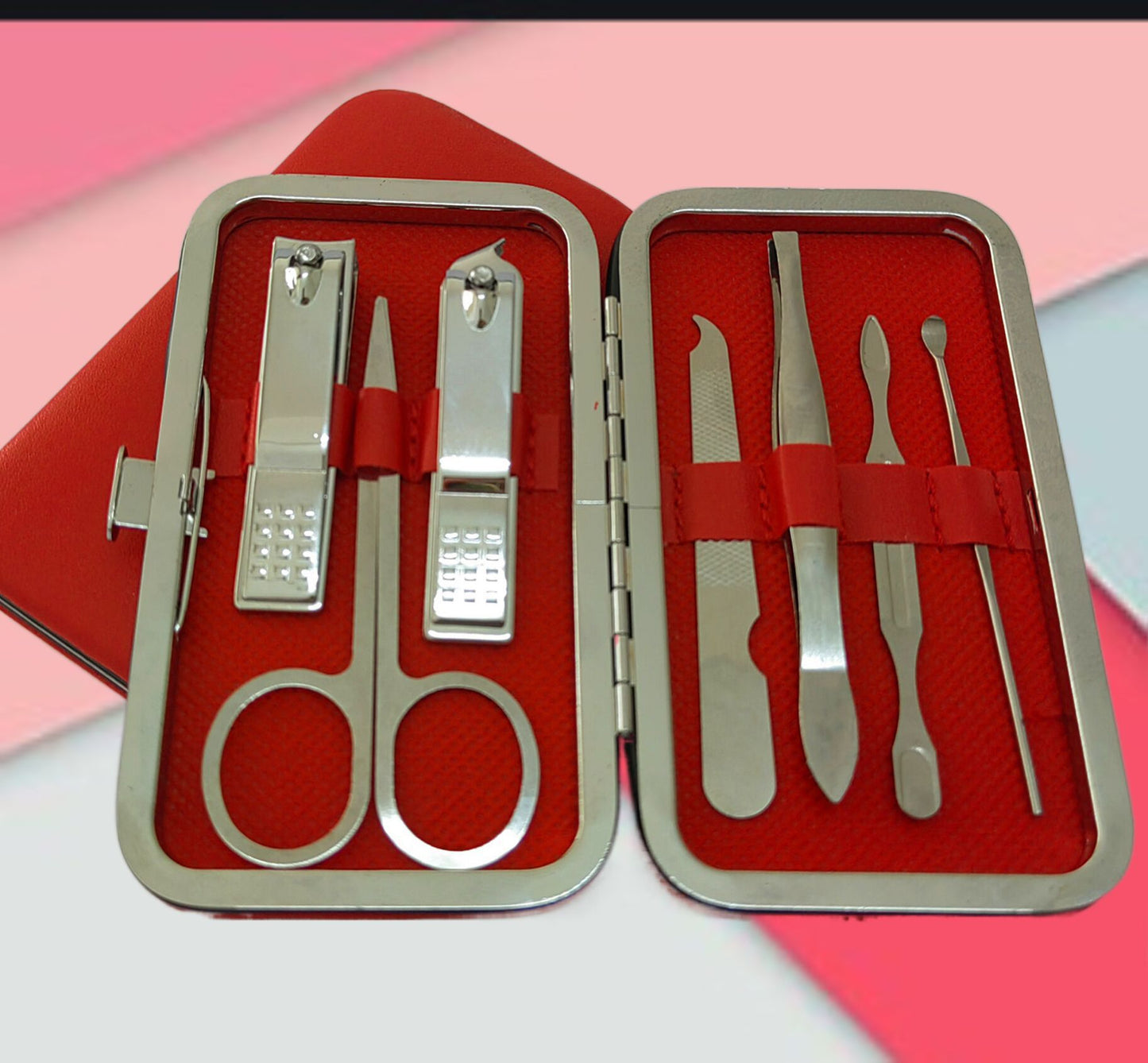 7-Piece Nail Care Set with Clippers and Tools - Swamp's Store