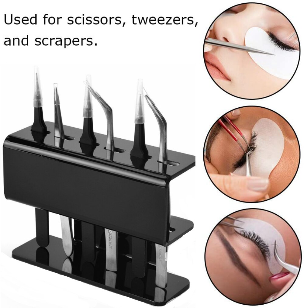 Acrylic Eyelash Tweezers Holder - Swamp's Store