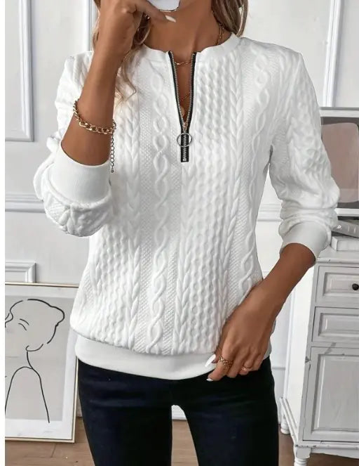 Quarter Zip Pullover Sweatshirt - Swamp's Store
